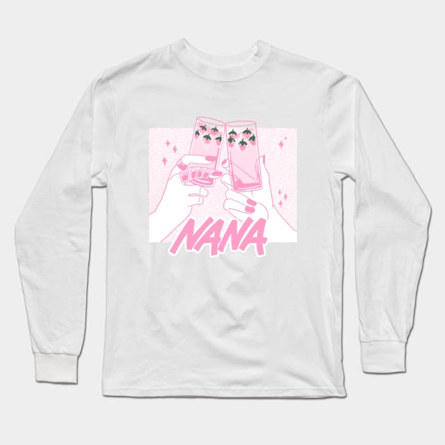 NANA Strawberry Glasses Long Sleeve T-Shirt by MoonbeansandRice